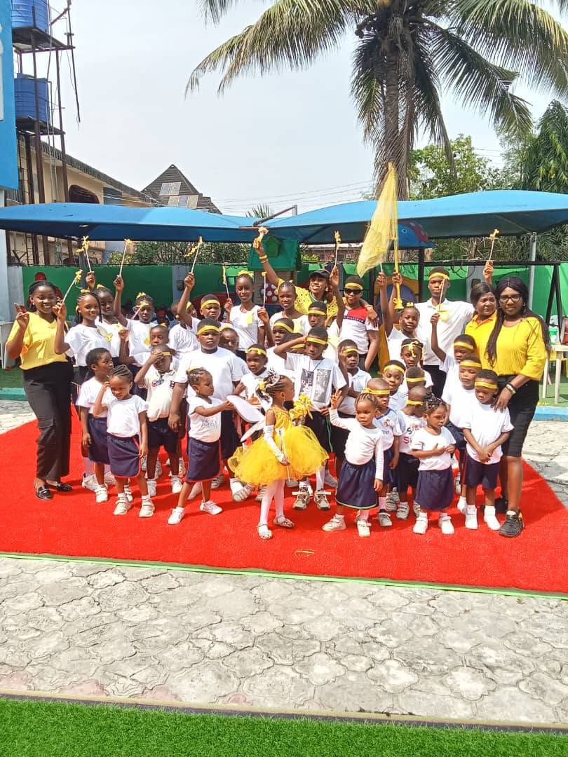 Students participating in sports